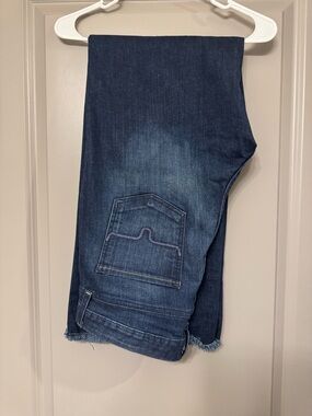 Kimes Ranch Women's Dark Blue Flare Jeans